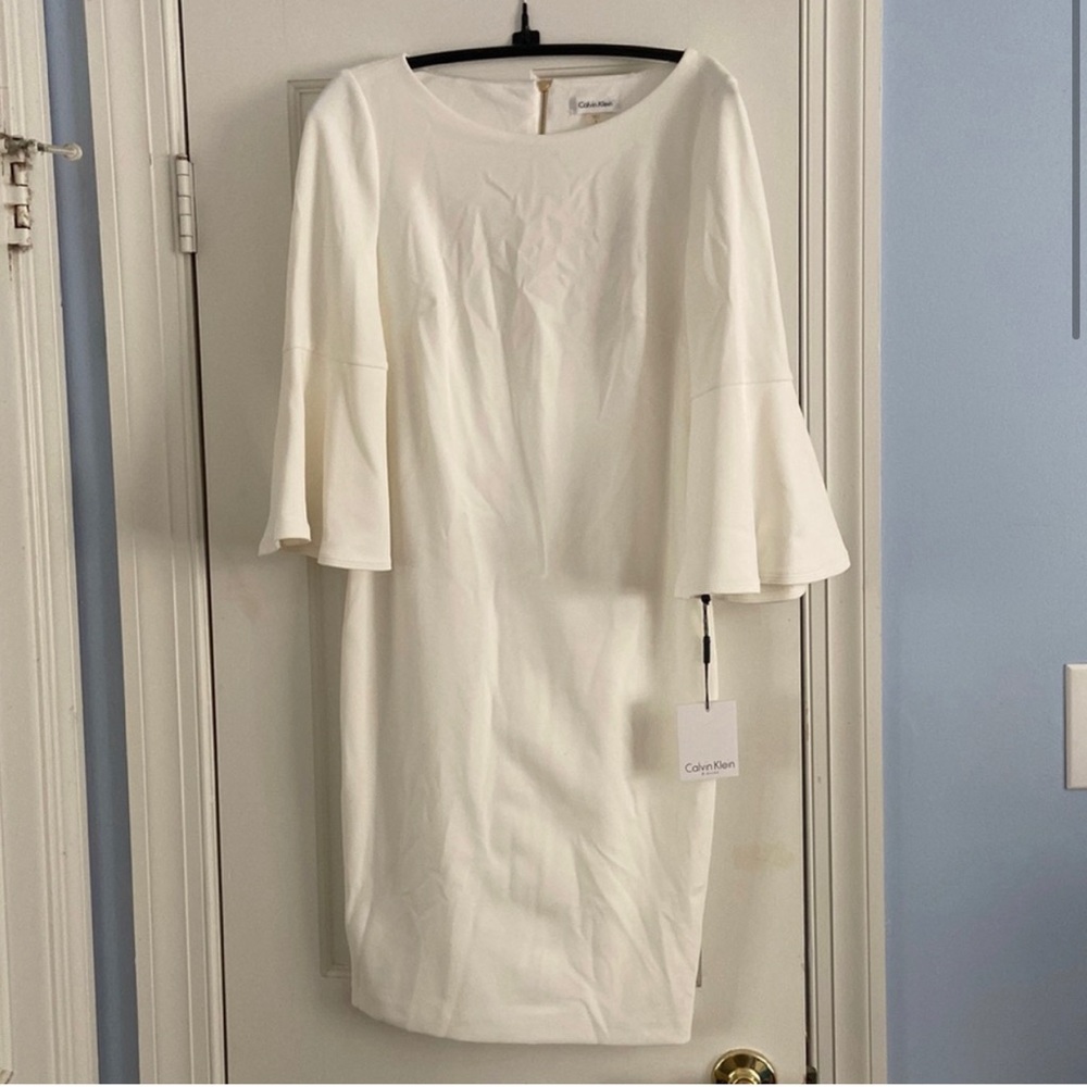 Calvin Klein Bell Sleeve Dress